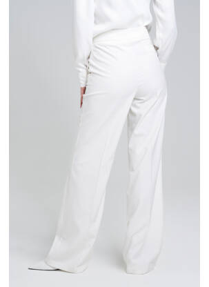 Pantalon droit blanc YOUNG DESIGNERS femme