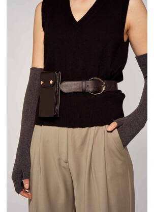 Ceinture noir YUGEN femme