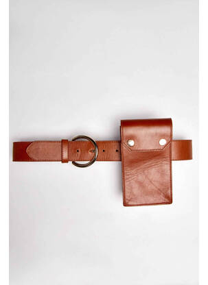 Ceinture marron YUGEN femme