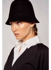 Chapeau noir YUGEN pour femme seconde vue