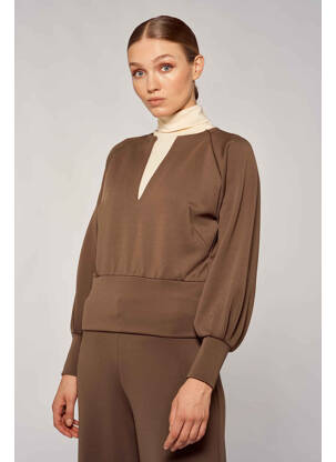 Chemisier marron YUGEN femme