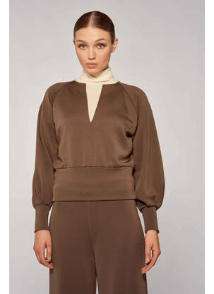 Chemisier marron YUGEN femme