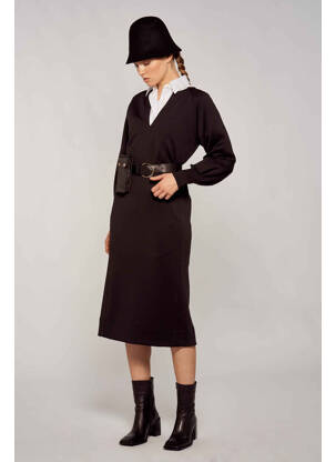 Robe longue noir YUGEN femme