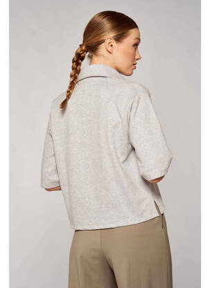 Polo gris YUGEN femme