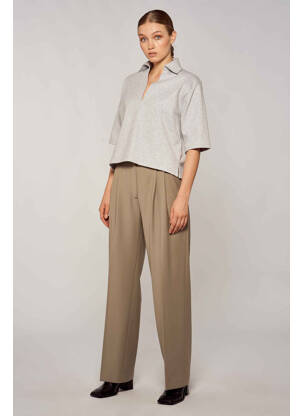 Polo gris YUGEN femme