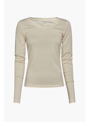 T-shirt beige YUGEN pour femme seconde vue