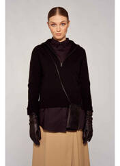 Pull col roulé noir YUGEN pour femme seconde vue