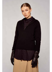 Pull col roulé noir YUGEN pour femme seconde vue