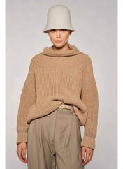Pull col roulé beige YUGEN pour femme seconde vue
