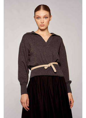 Pull gris YUGEN femme
