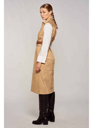 Robe longue beige YUGEN femme