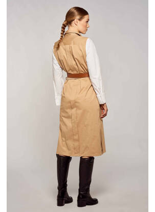 Robe longue beige YUGEN femme