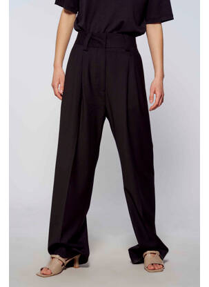 Pantalon droit noir YUGEN femme