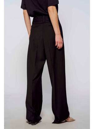 Pantalon droit noir YUGEN femme