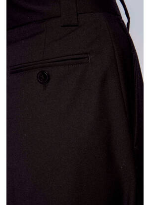 Pantalon droit noir YUGEN femme