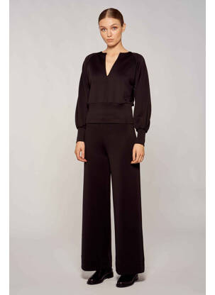 Pantalon flare noir YUGEN femme