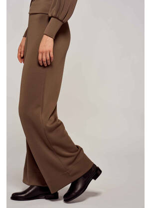 Pantalon flare marron YUGEN femme