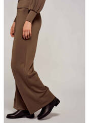 Pantalon flare marron YUGEN pour femme seconde vue