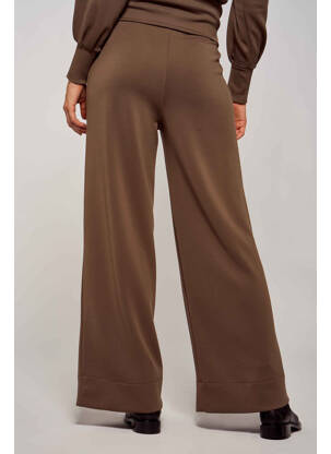 Pantalon flare marron YUGEN femme