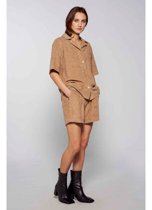 Chemisier marron YUGEN femme