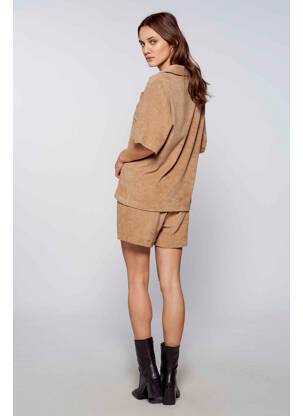 Chemisier marron YUGEN femme