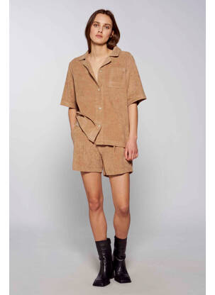 Short marron YUGEN femme