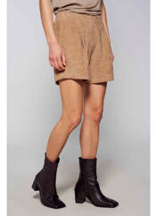 Short marron YUGEN pour femme seconde vue