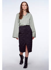 Jupe mi-longue noir YUGEN pour femme seconde vue