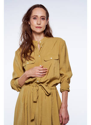 Robe longue vert YUGEN femme