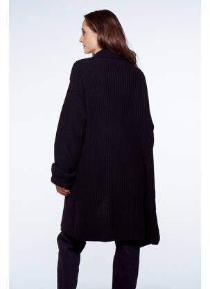 Gilet manches longues noir YUGEN femme