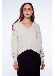 Pull beige YUGEN pour femme seconde vue