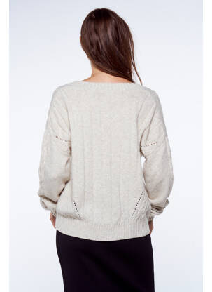 Pull beige YUGEN femme