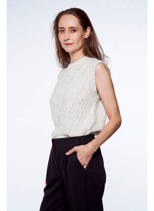 Débardeur beige YUGEN femme