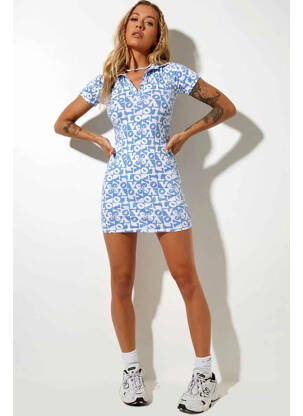 Robe courte bleu MOTEL femme