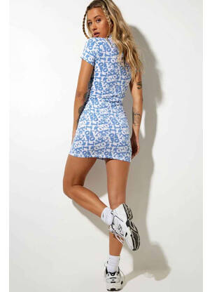 Robe courte bleu MOTEL femme