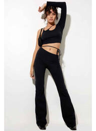Pantalon droit noir MOTEL femme