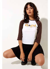 T-shirt blanc MOTEL pour femme seconde vue
