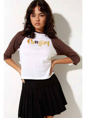 T-shirt blanc MOTEL pour femme seconde vue