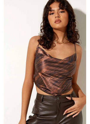 Chemisier marron MOTEL femme