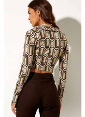 T-shirt marron MOTEL pour femme seconde vue