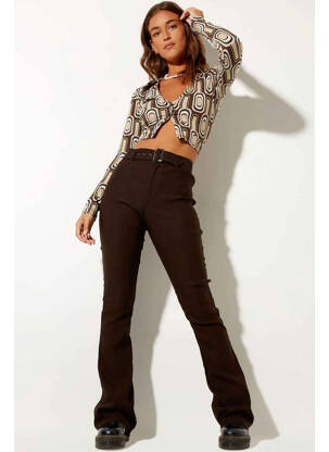 T-shirt marron MOTEL femme