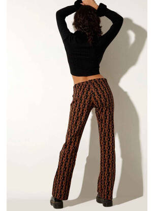 Pantalon droit marron MOTEL femme