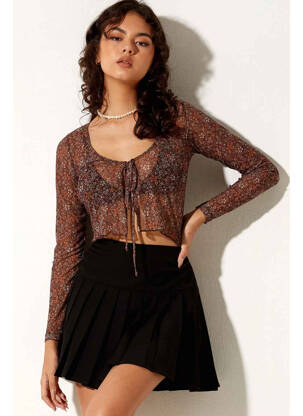 Chemisier marron MOTEL femme