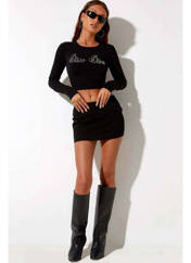 T-shirt noir MOTEL pour femme seconde vue