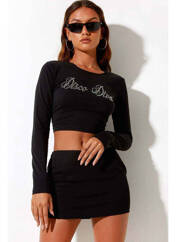 T-shirt noir MOTEL pour femme seconde vue