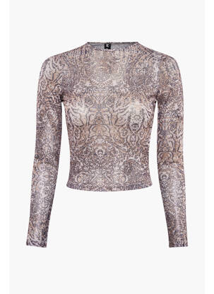 T-shirt marron MOTEL femme