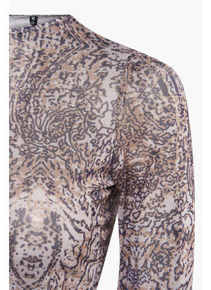 T-shirt marron MOTEL femme