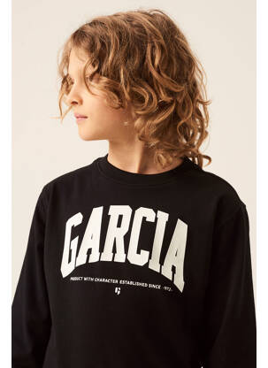 Sweat-shirt noir GARCIA fille