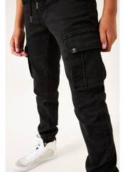 Pantalon cargo noir GARCIA pour garçon seconde vue