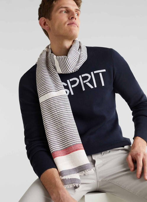 Foulard bleu ESPRIT homme